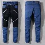 balmain jeans authentic  london zipper blue